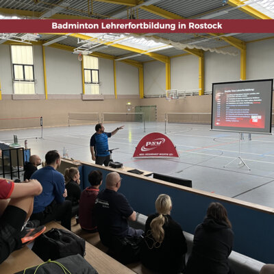 Badminton Lehrerfortbildung in Rostock (Bild vergrößern)