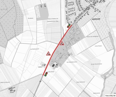 B 423 – Erweiterung eines Rad- und Gehweges in Aßweiler