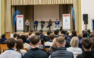 Erfolgreiche Premiere der Ausbildungsoffensive am Lessing (Bild vergrößern)