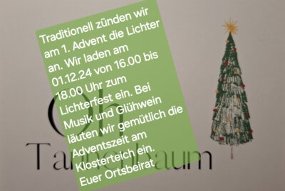 Lichterfest am 1. Advent in Neuzelle (Bild vergrößern)