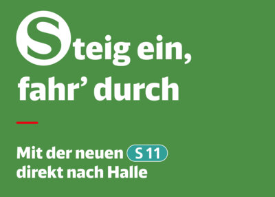 Neuer Name, neuer Look, neues Ziel: Aus RB78 wird die S-Bahn-Linie 11 (Bild vergrößern)