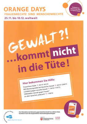 Orange Days - Frauenrechte sind Menschenrechte (Bild vergrößern)