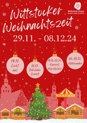 Wittstocker Weihnachtszeit in der Innenstadt