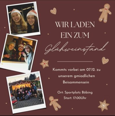 Glühweinstand Fußball Damenmannschaft am 07.12 (Bild vergr&ouml;&szlig;ern)