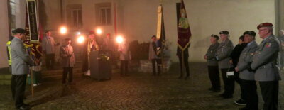 Foto vom Gedenken von Josef Enzesberger