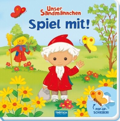 Unser Sandmännchen Spiel mit Pappenbuch mit Pop-up-Schiebern - Entdeckerbuch Beschäftigungsbuch Spielbuch
