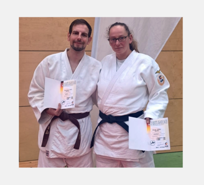 Judo - 2 schwarze Gurte