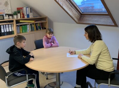 Partizipation an der FWS – Schülervertretung im Austausch mit der Schulleitung (Bild vergrößern)