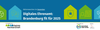 Aktionswoche "Digitales Ehrenamt: Brandenburg fit für 2025"