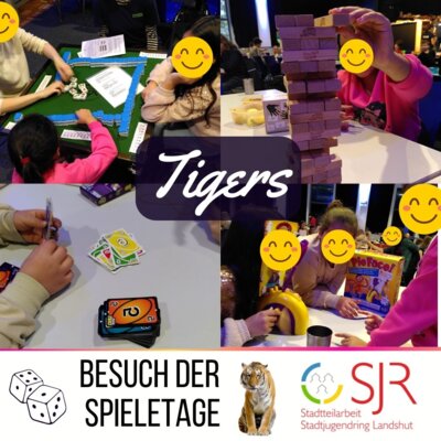 Tigers auf den Landshuter Spieletagen (Bild vergrößern)