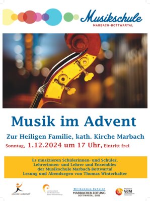 Einladung zur Musik im Advent