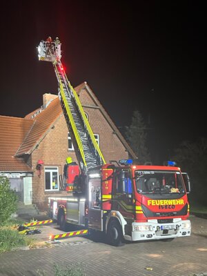 Ausbildungseinheit der Einsatzabteilung - Kaminbrand