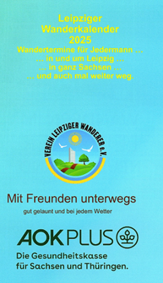 So sieht er aus - der Leipziger Wanderkalender 2025 (Bild vergrößern)