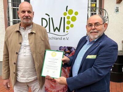 Meldung: Preisverleihung zur PIWI Wine Callenge 2024
