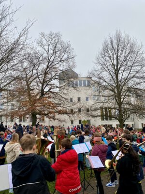 Martinssingen in Park