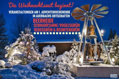 Auerbachs Ortschaften feiern den 1. Advent (Bild vergrößern)
