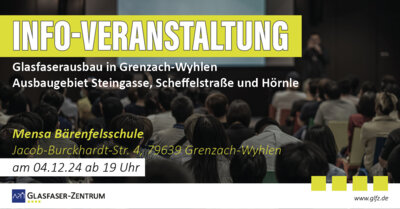 Info-Veranstaltung zum Glasfaserausbau in Grenzach-Wyhlen am 04.12.2024 (Bild vergrößern)