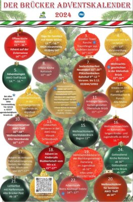 Der lebendige Adventskalender startet wieder