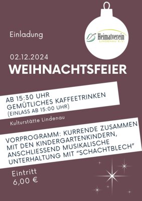 LINDENAU LÄDT EIN (Bild vergrößern)