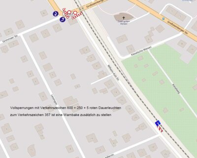 Straßenbaumaßnahme Großsteinberger Straße rückt ab 02. Dezember 2024 über die Bahntrasse