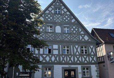 Fassade des Wittauerhauses erstrahlt in neuem Glanz. (Bild vergrößern)
