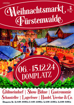 Weihnachtszauber rund um den St.-Marien-Dom: Der Weihnachtsmarkt lädt ein! (Bild vergrößern)