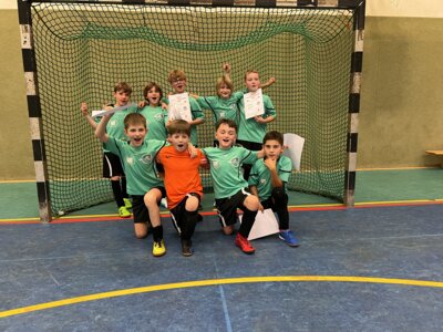 Hervorragender 2. Platz bei den Fußballkreismeisterschaften (Bild vergrößern)