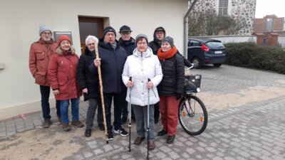 Die Wandertruppe am 6. 1. 2024 (Bild vergrößern)