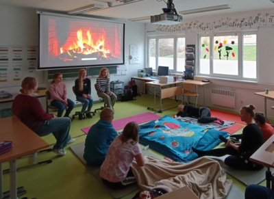 Foto zur Meldung: Vorlesetag an der Schule mit dem Förderschwerpunkt „geistige Entwicklung“ in Lübbenau/Spreewald
