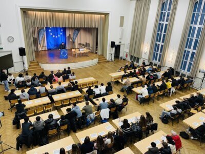 Der WDR zu Gast am Lessing (Bild vergrößern)
