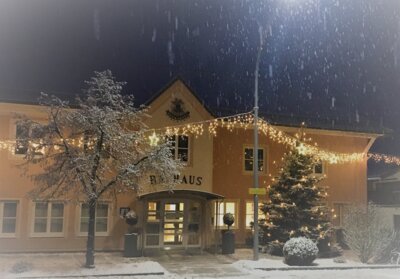 Rathaus im Winter