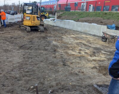 Erweiterung der Fahrradabstellanlagen am Bahnhof Falkensee hat begonnen