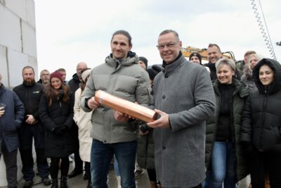 CLEN SOLAR LEGT GRUNDSTEIN IN SCHNEEBERG (Bild vergrößern)
