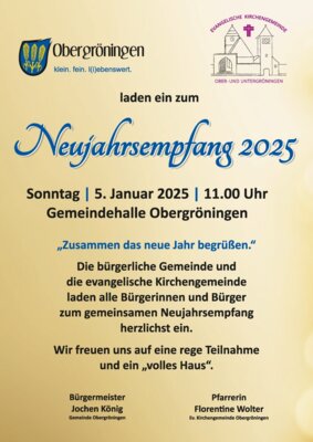 Neujahrsempfang in Obergröningen am 05.01.2025 (Bild vergrößern)