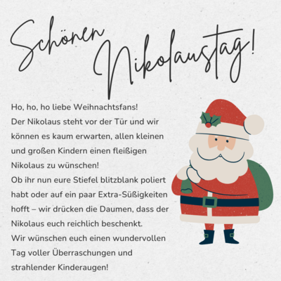 Foto zur Meldung: Schönen Nikolaustag!