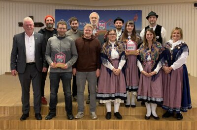 Die Preisträger. Foto: Mander