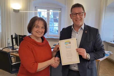 10 Jahre Fairtrade-Stadt Mainburg – Stadtschokolade zum Jubiläum (Bild vergrößern)