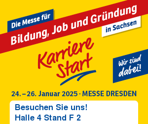 Besuchen Sie uns auf der Karriere Start 2025 in Dresden (Bild vergrößern)