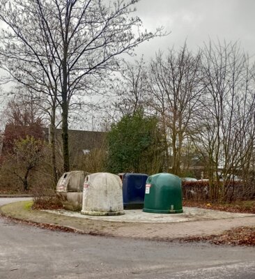 Glascontainer Großenwiehe (Bild vergrößern)