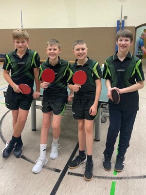 Foto zur Meldung: Tischtennis Nachwuchs auf Platz 2 in der Schüler-Kreisliga