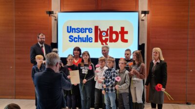 Meldung: Erfolgreiche Teilnahme der Klasse 5a am Kreativwettbewerb "Unsere Schule lebt" des Landes Brandenburg
