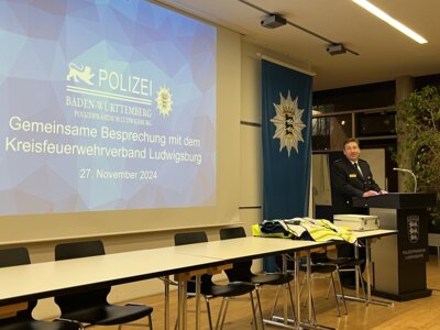 Meldung: Führungskräftebesprechung im Polizeipräsidium Ludwigsburg