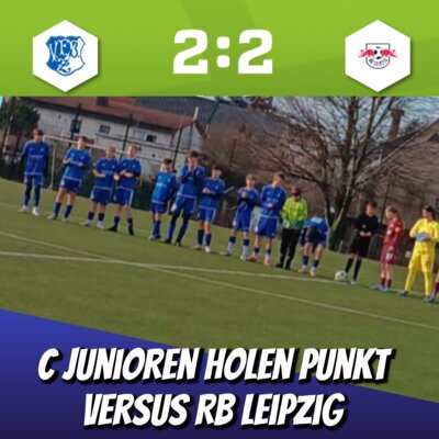 Meldung: C-Junioren mit Remis gegen RB Leipzig