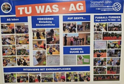 Foto zur Meldung: TU WAS! Unsere AG präsentiert sich in Potsdam