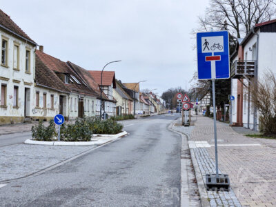 Von der Innenstadt bis zum Netto-Markt kann die Havelberger Straße wieder zweispurig befahren werden. Foto: Sandra Bels/Stadt Pritzwalk (Bild vergr&ouml;&szlig;ern)