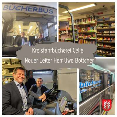 Uwe Böttcher - neuer Leiter der Kreisfahrbücherei Celle (Bild vergr&ouml;&szlig;ern)
