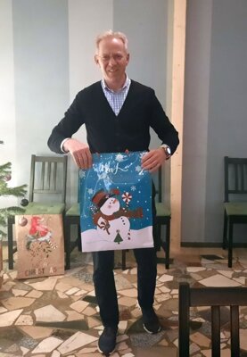 Stefan Grobbecker während der Begrüßung. Foto: André Stache