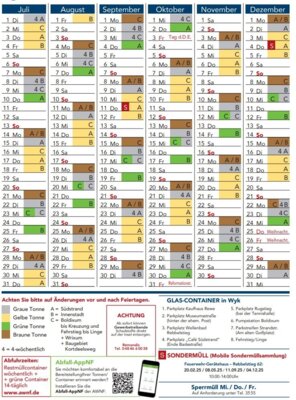 Abfallkalender 2025