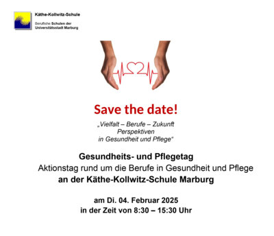 Meldung: Gesundheits- und Pflegetag an der KKS - Save the date