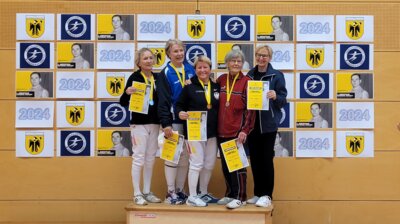 Berliner Veteranen-Fechterinnen und Fechter für WM-Qualifikation gut gestartet (Bild vergrößern)